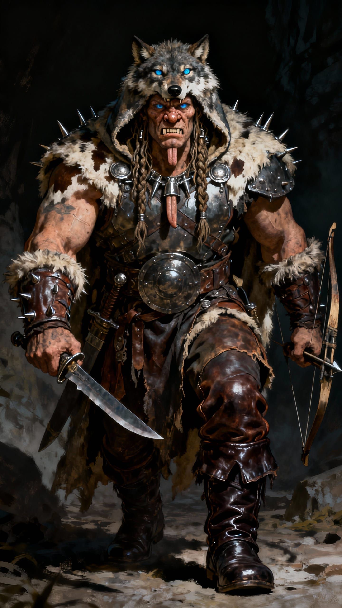 Brawn-Arm the Heathen: Dark Fantasy Barbarian Concept Art