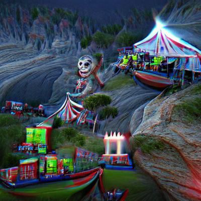 Vibrant Carnival Scene