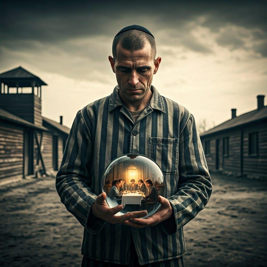 WWII Prisoner Holding Hope: A Shattered Reality