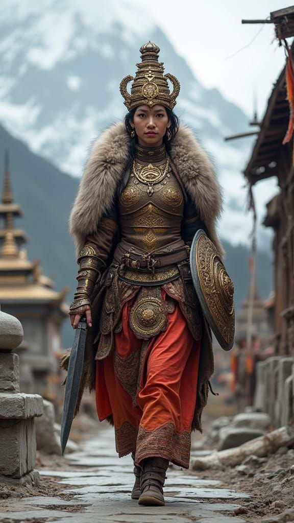 Nepalese Warrior Queen Embodies Himalayan Power