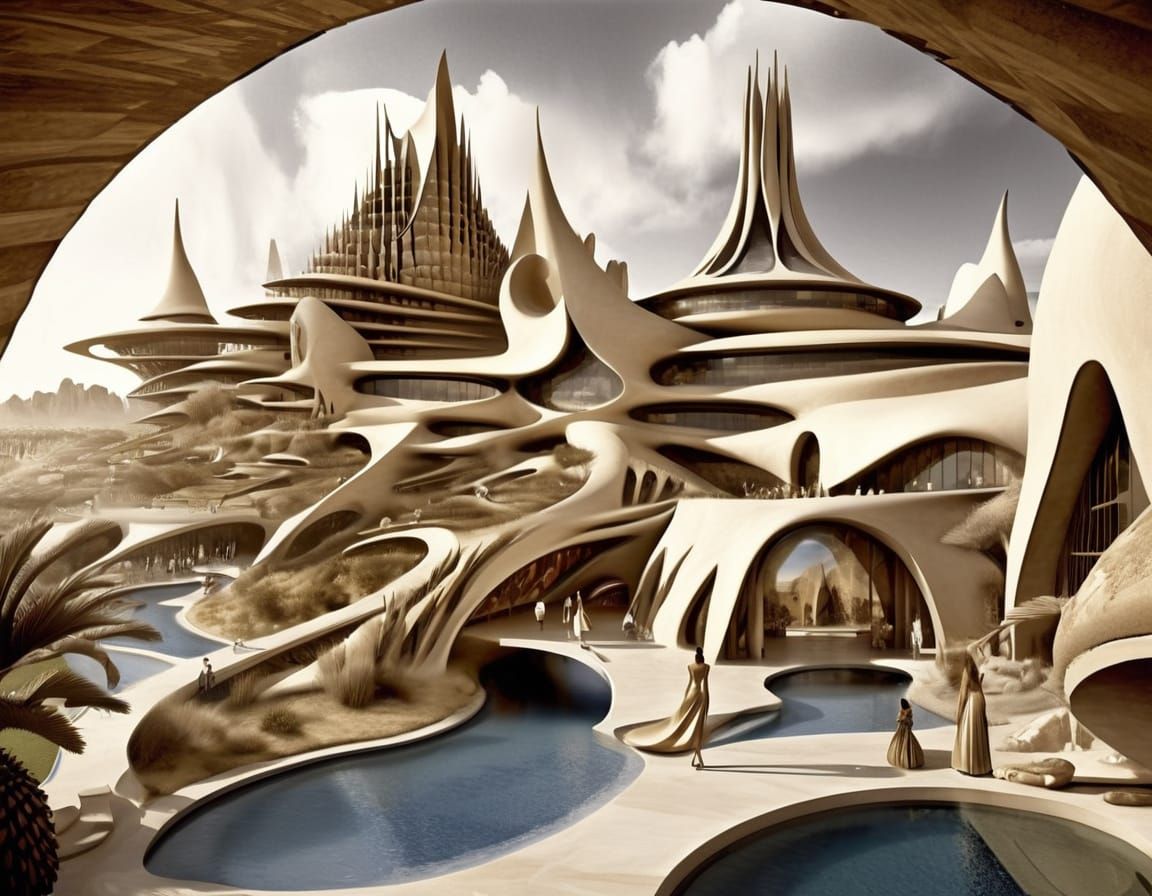 Medieval Illuminated Manuscript Style Fashion in Surrealist ...