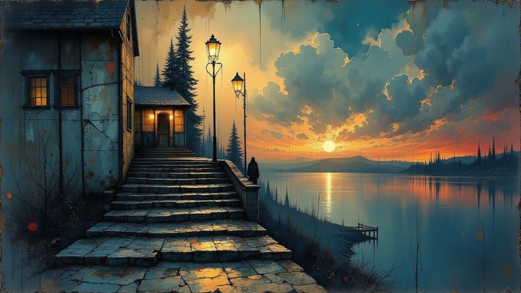 Dark Ink Portraits of a Missing Person