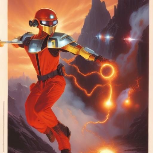 Retro Sci-Fi Cover Art: Space Opera Adventure