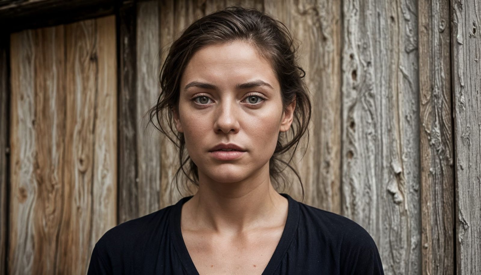 Surreal Portrait of a Woman with Recursive Mirrored Face in ...