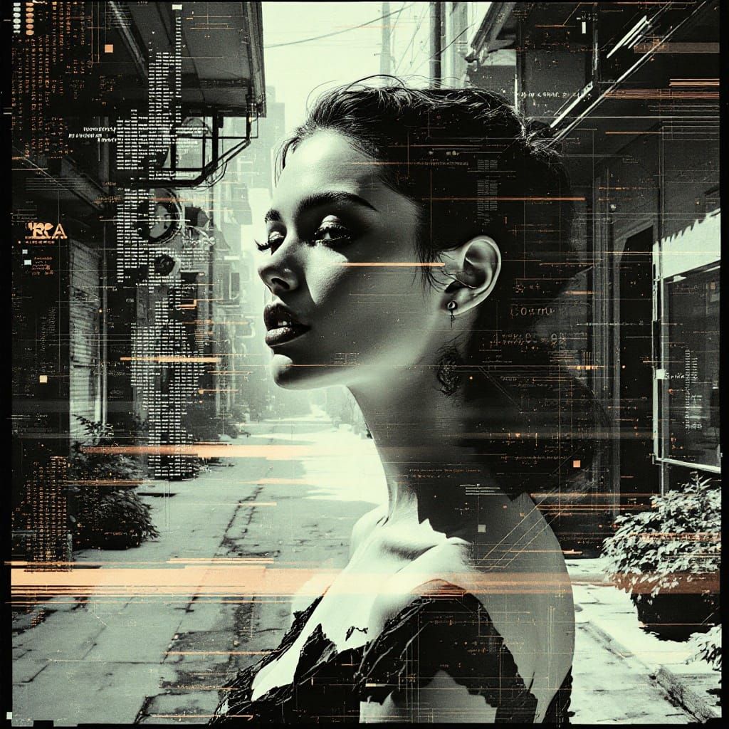 Glitch Photography with Fractal Mathematics and Data Streams