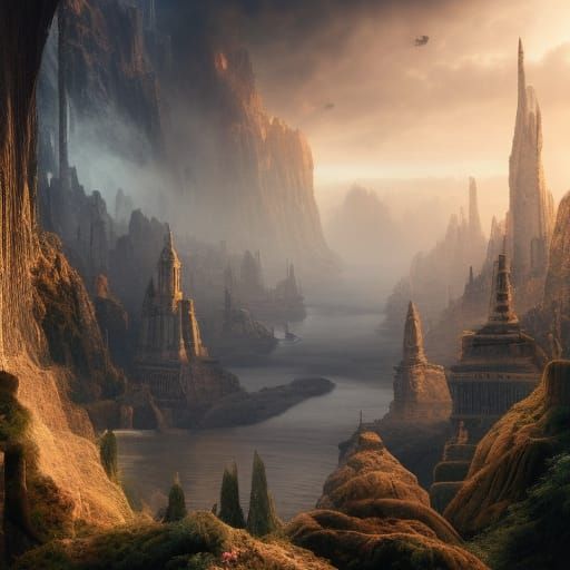 Epic Cinematic Digital Matte Painting