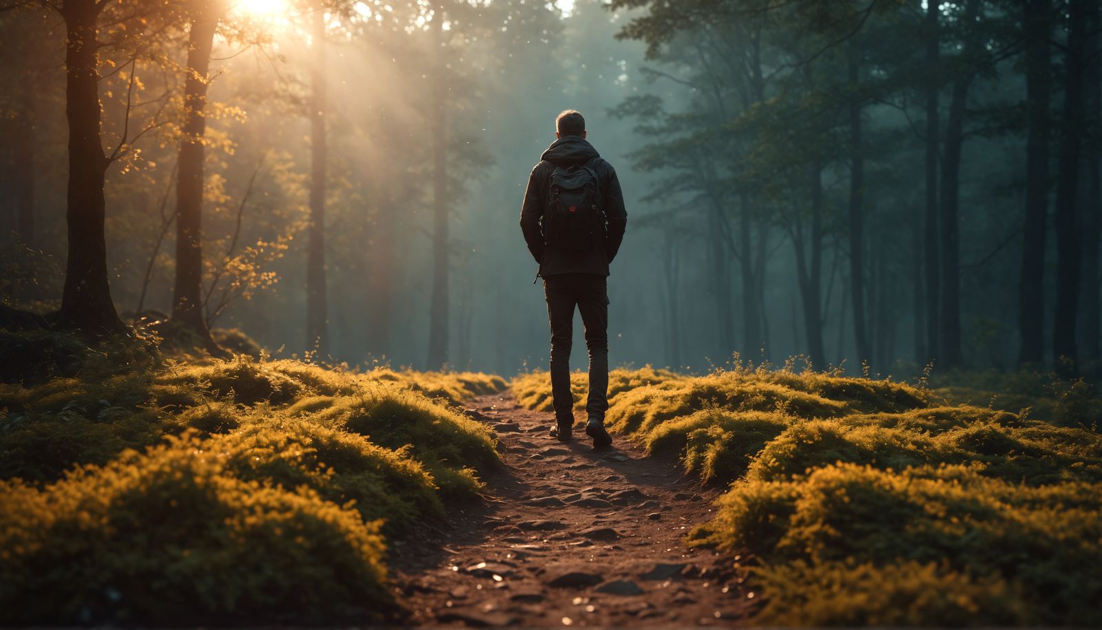 Atmospheric Environment Evoking Grief in Cinematic Style