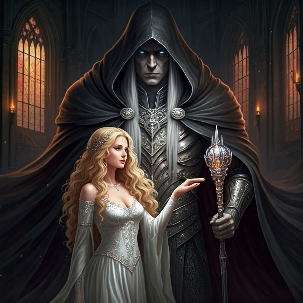 A Majestic Woman Reveals Her Destiny to a Powerful Silver Ki...