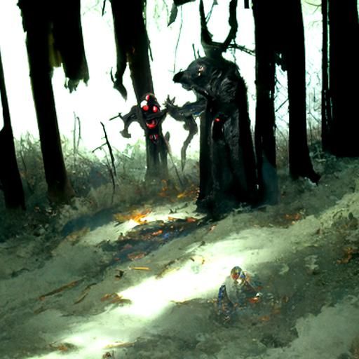 Sinister Cultists Summoning a Dark God