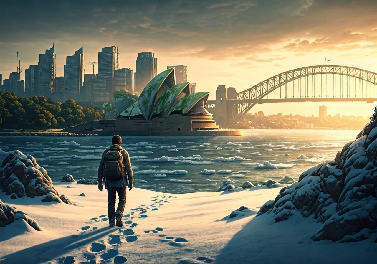 Post-Apocalyptic Sydney: A Haunting Winter Journey
