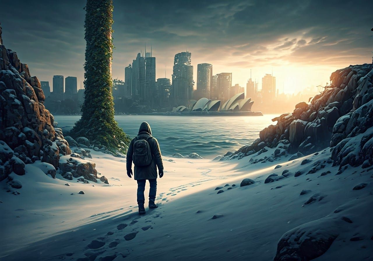 Post-Apocalyptic Sydney Harbour in Winter