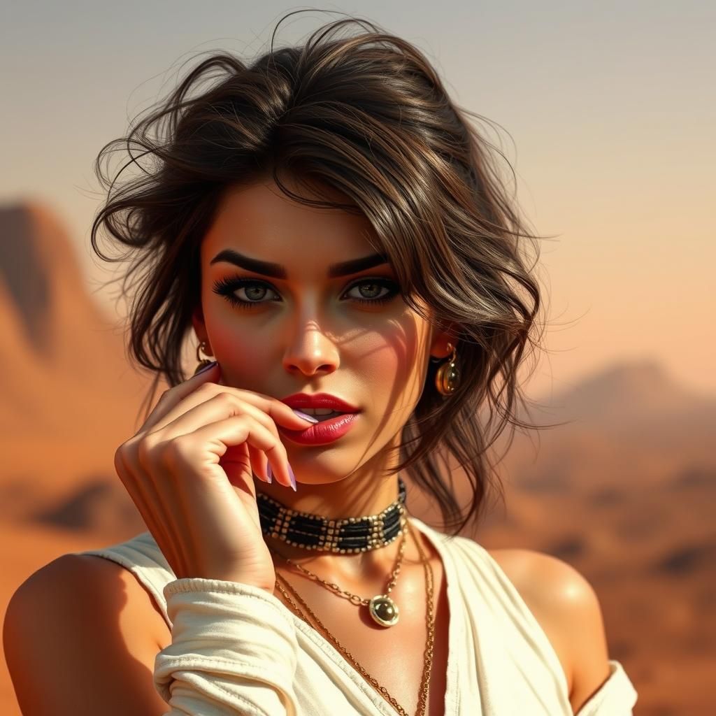 Beautiful Martian Woman Seeks Attention