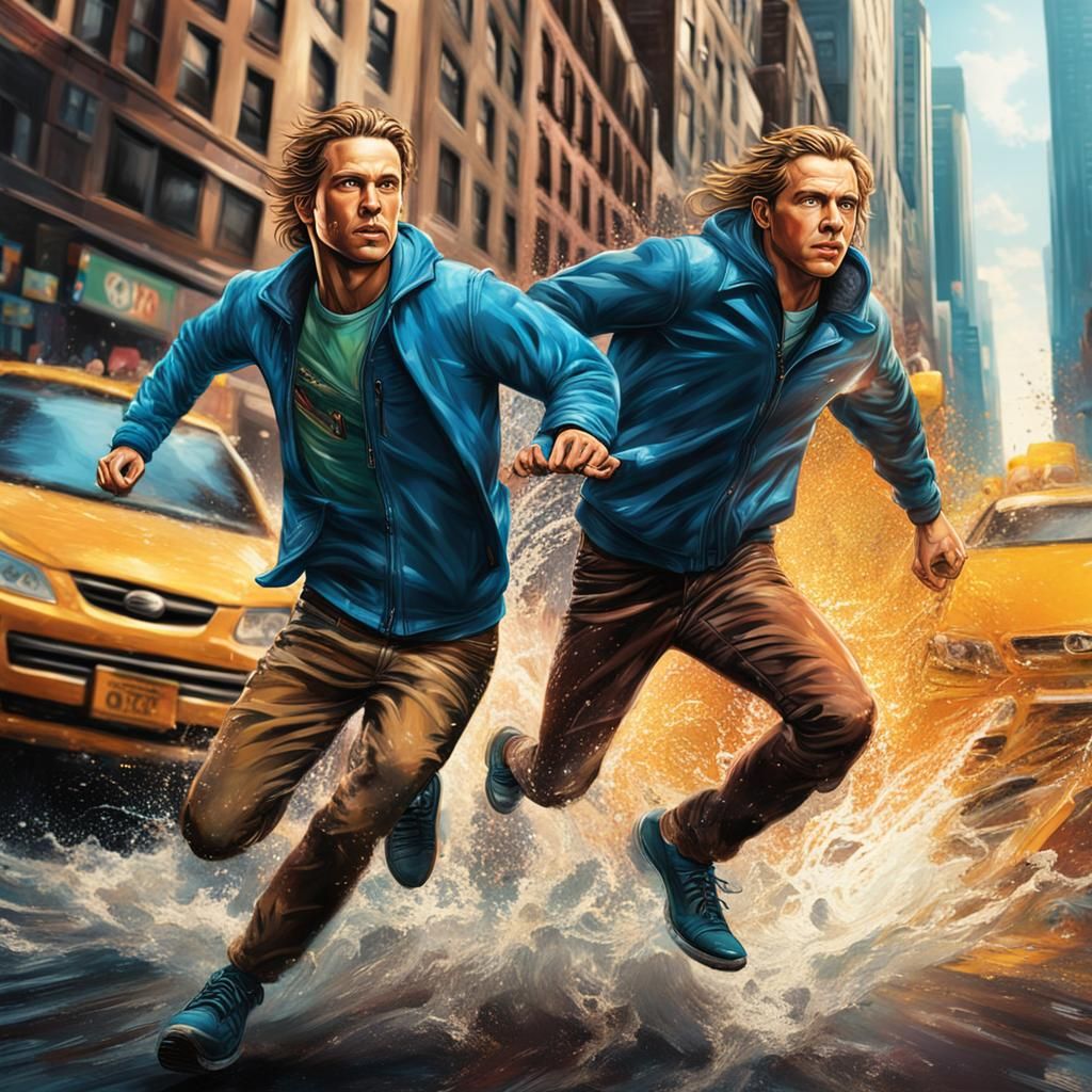 The Hardy Boys Run Through New York City