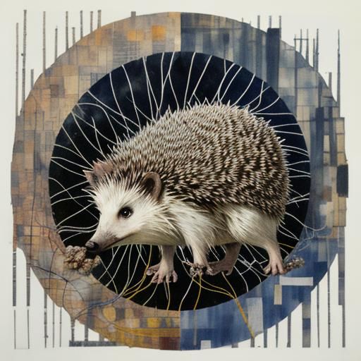 Hedgehog's Neural Support System: Iconographic Collage