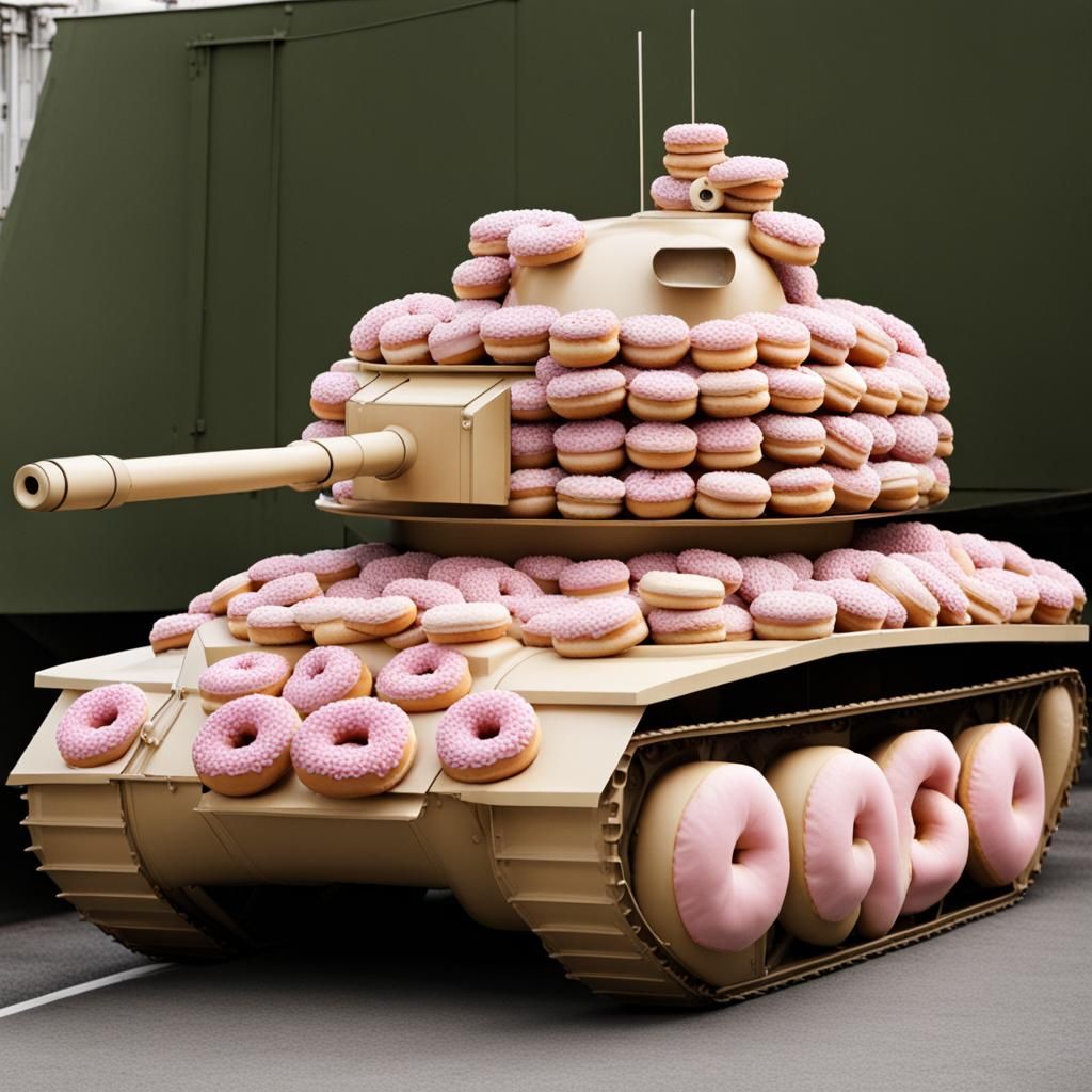 Doughnut Tank Hauling Coffee: A Sweet Ride