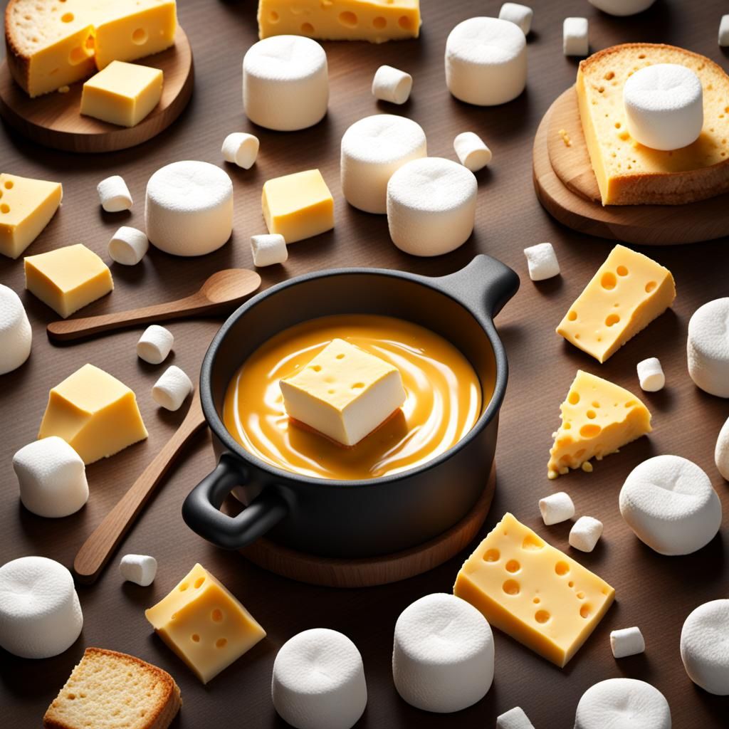 Marshmallows and Cheese: Detailed Matte Painting