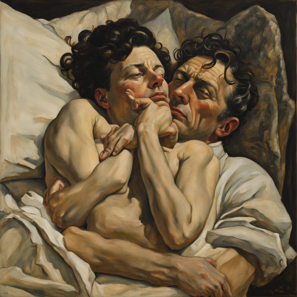 Intimate Hands in Poignant Repose