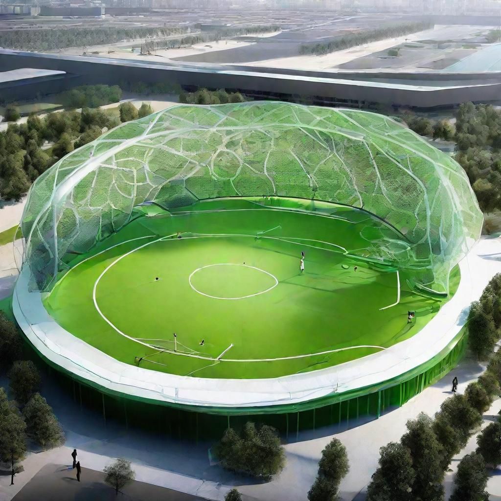 Futuristic Biomimetic Green Smart Sport Arenas