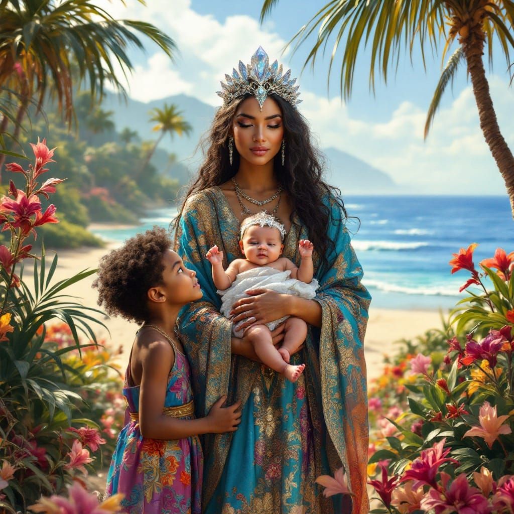 Lemurian mother