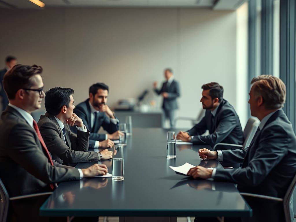 Futuristic Corporate Conference in Minimalist Style