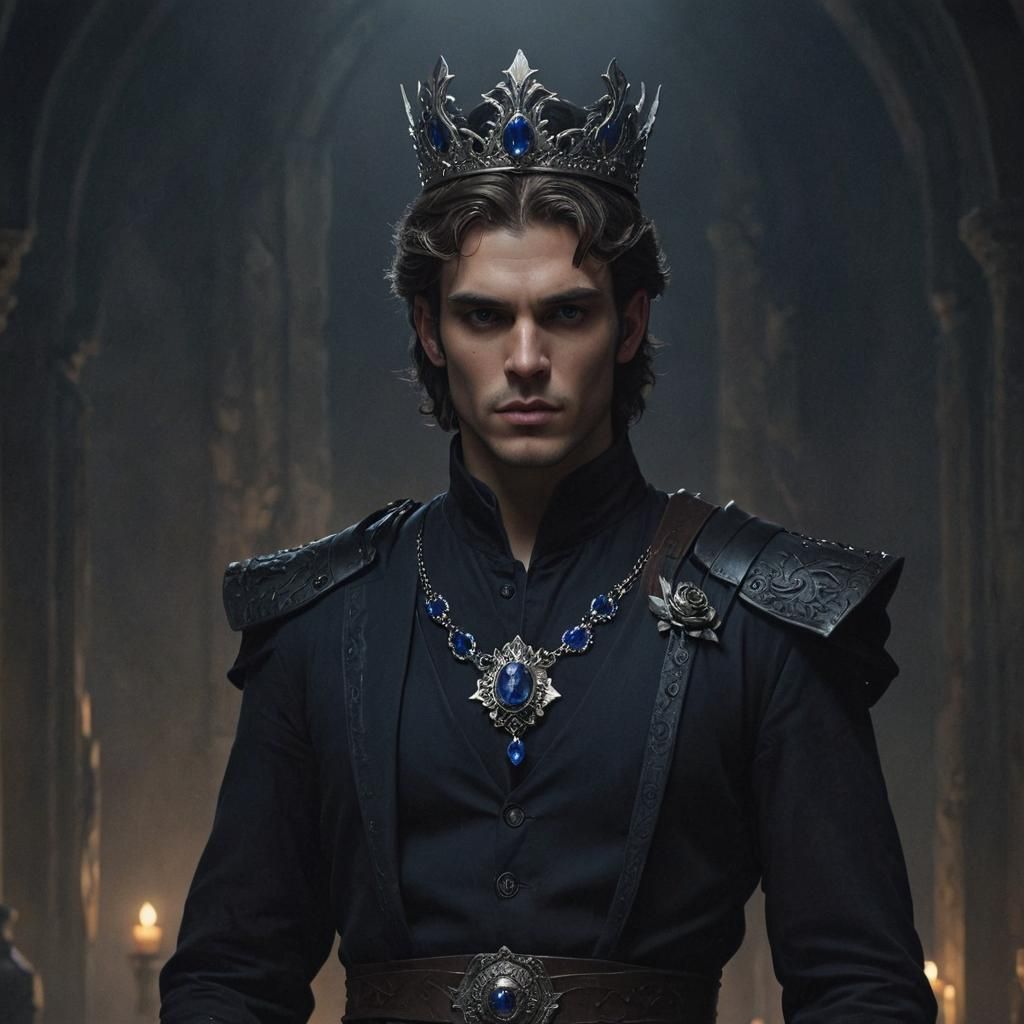 Regal Prince Corwin in Dark, Muted Majesty