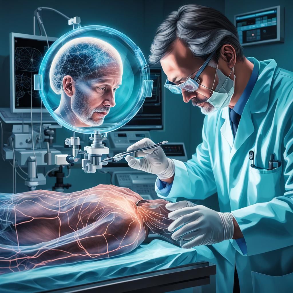 Surgeon Uses Hologram for Precise Operation