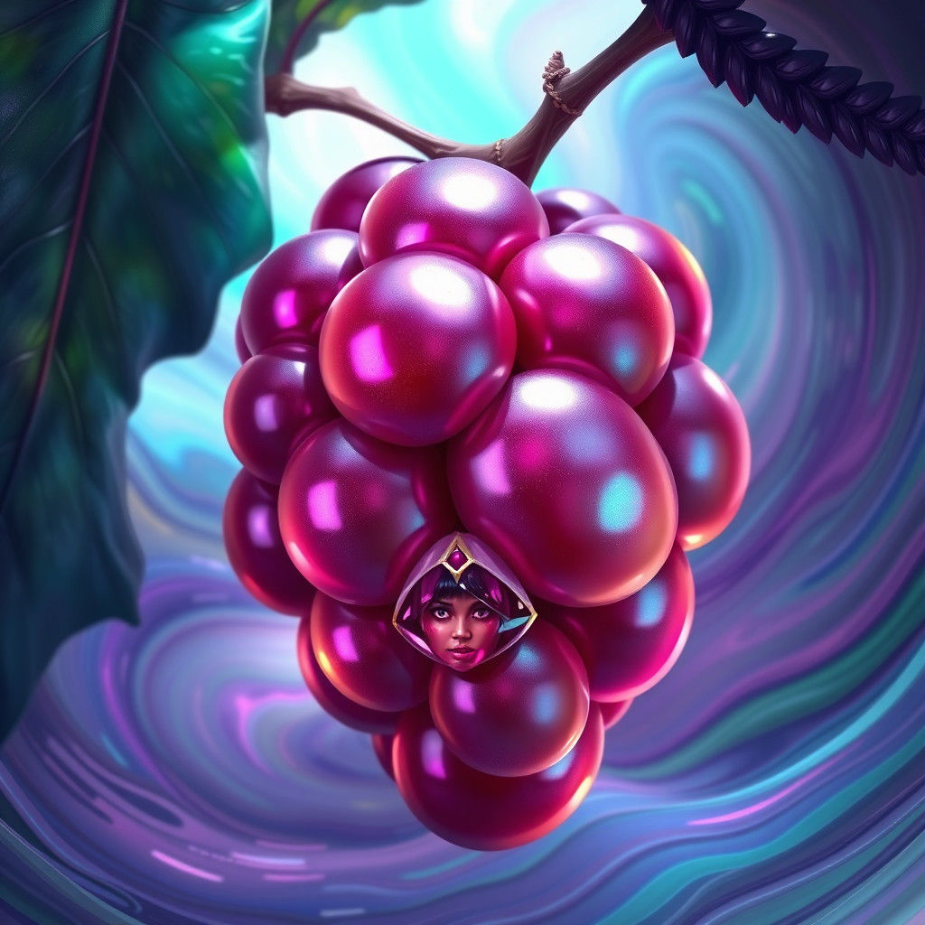 Dua Lipa Grape: Hyper-Realistic Anime Splash Screen