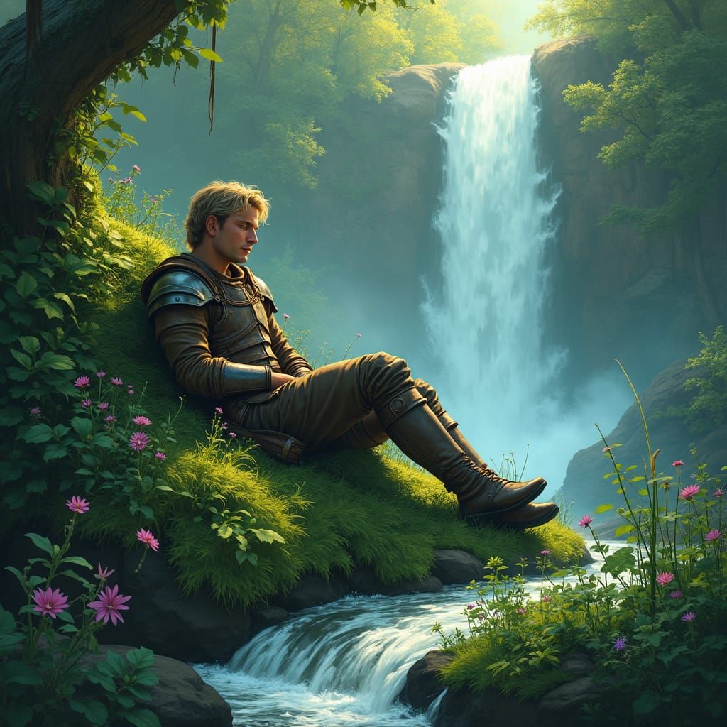 Surreal Landscape in Cosmic Fantasy Style