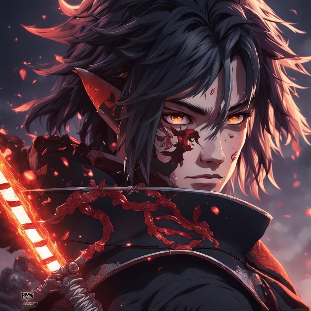 Detailed 3D Anime Art Inspired by Genshin Impact