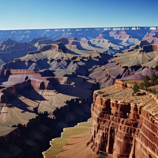 AI Interpretation of the Grand Canyon