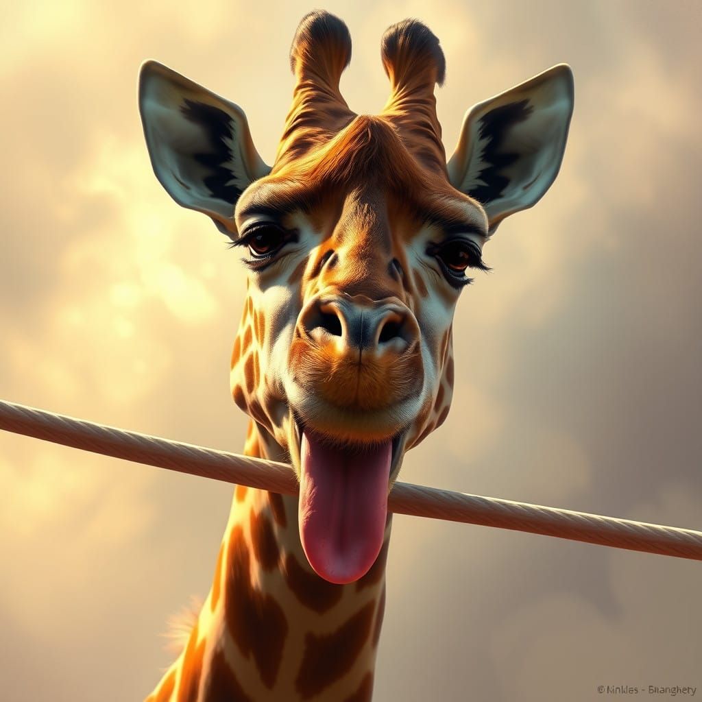 Anthropomorphic Athlete in Ethereal Fantasy Light