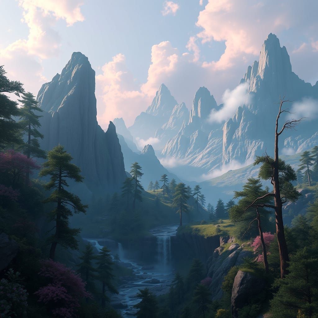 Surreal Fantasy World in Deep Color