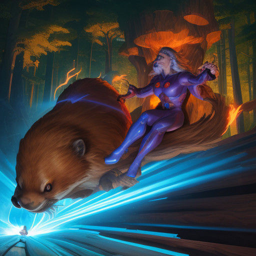 Beaver with Psionic Powers Constructs Home in Marvelous Comi...