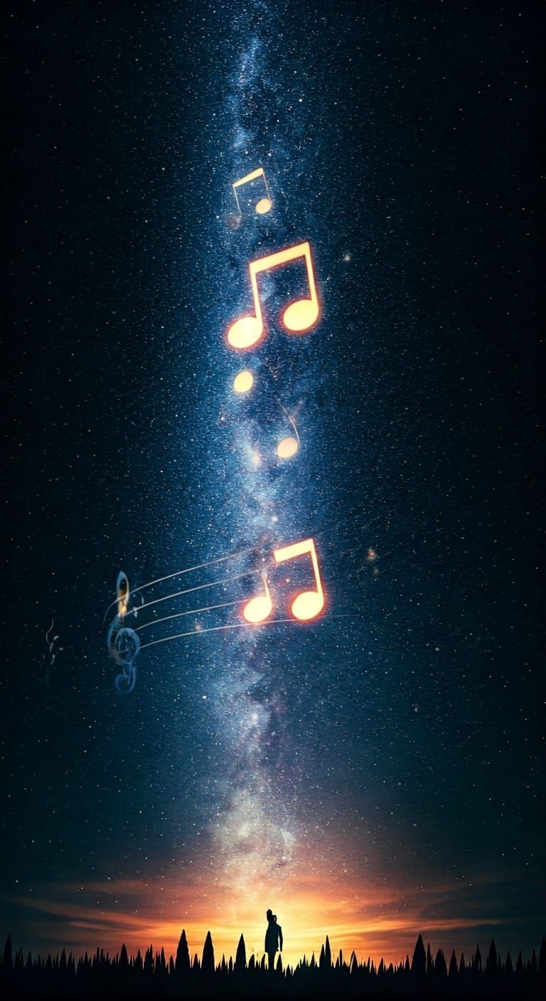 Starry Night Sky of Musical Constellations