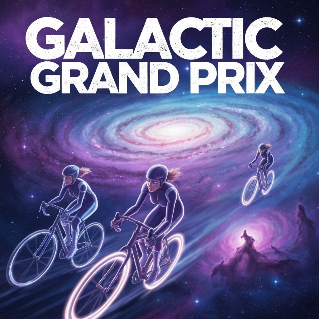 Galactic Grand Prix: Cosmic Cycling Race Through Nebula