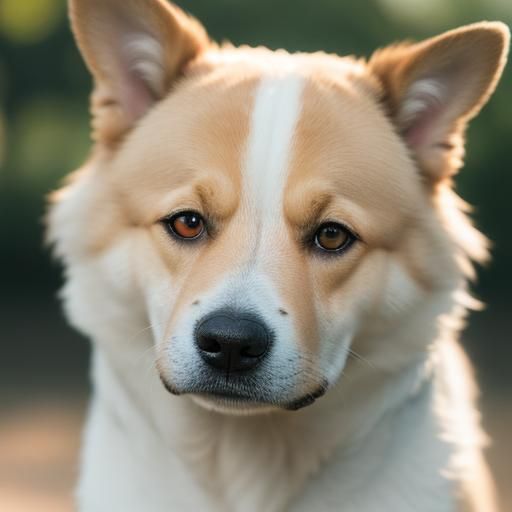 Detailed Portrait of a Brandlbracke Dog