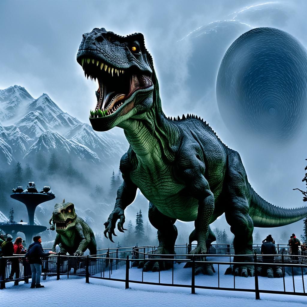 Dinosaur's run extreme theme park