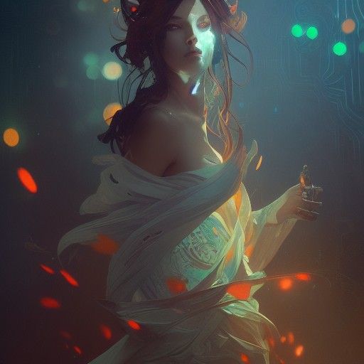 Love: Art Nouveau Digital Concept Art