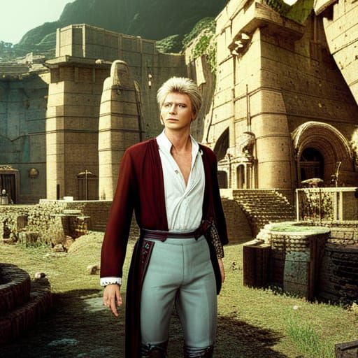 David Bowie in Labyrinth: Detailed Matte Painting