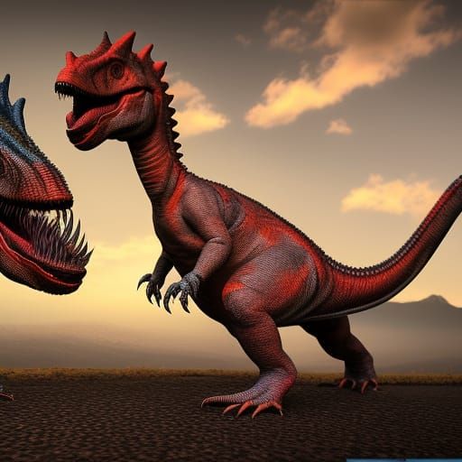 Hyperrealistic Giant Chicken in 8k Resolution