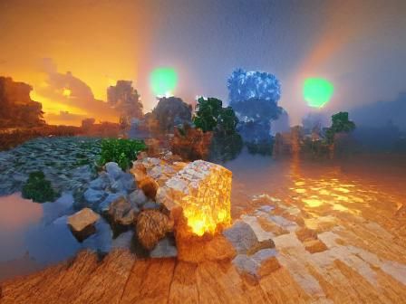 Minecraft Shaders with Volumetric Lighting in 8K