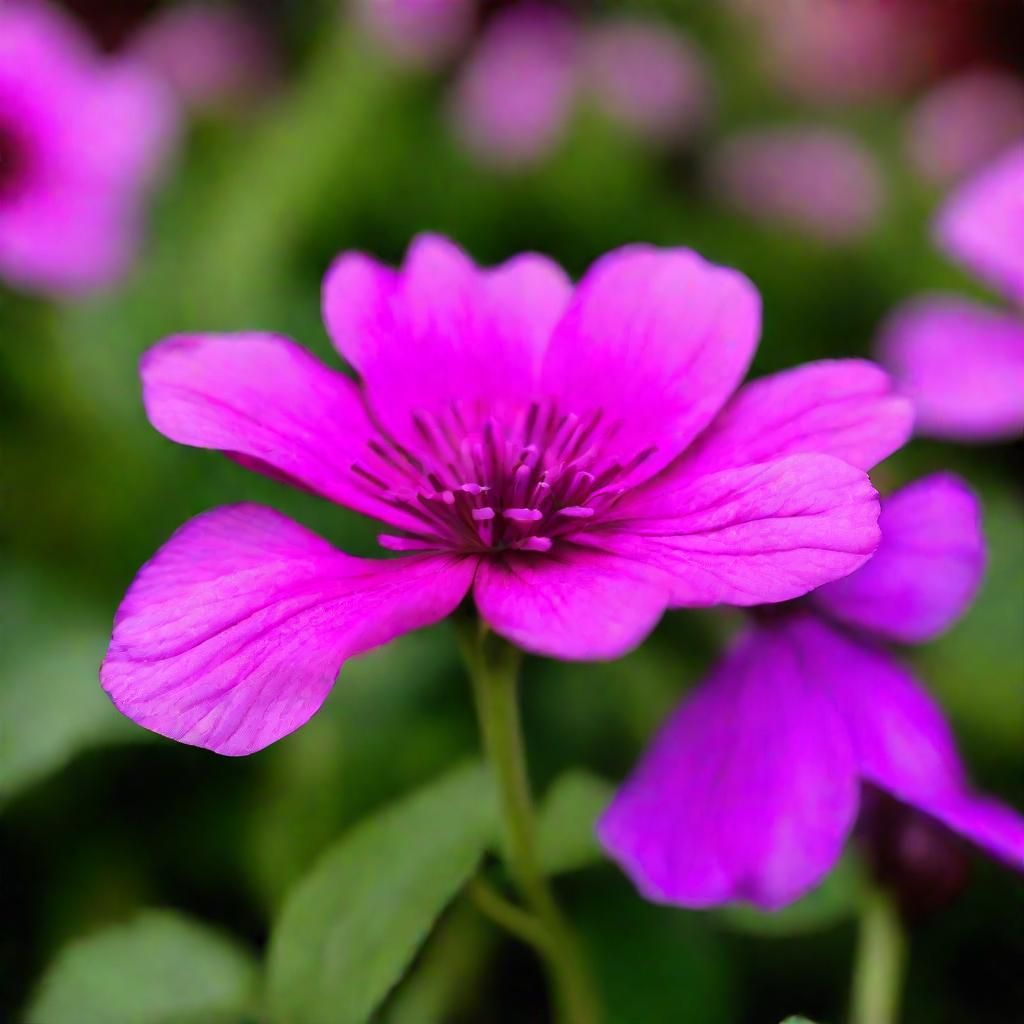 Pink and Purple Flower Blossom