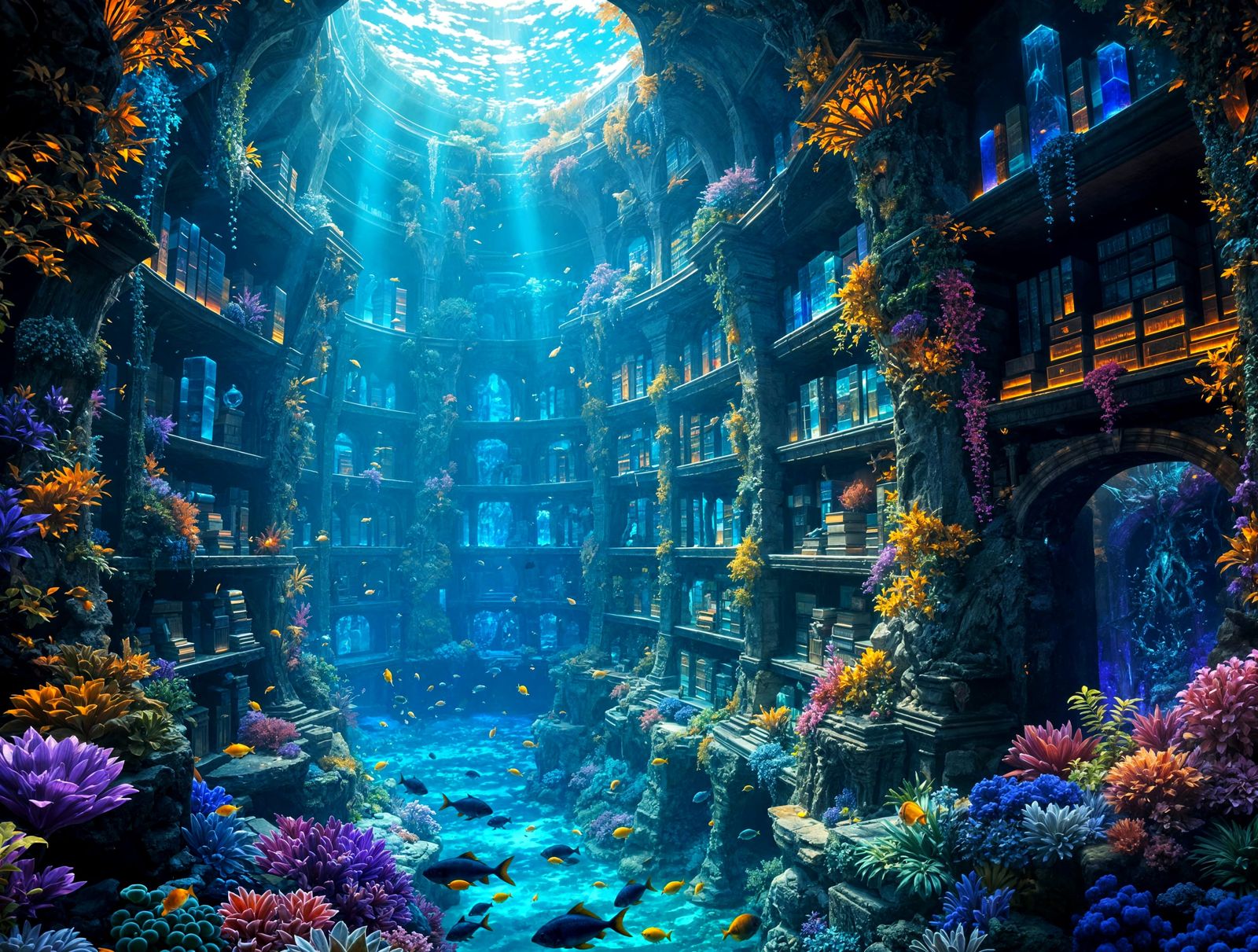 Underwater library