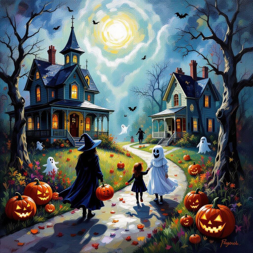 Spectral Halloween Night With Carnivorous Candies