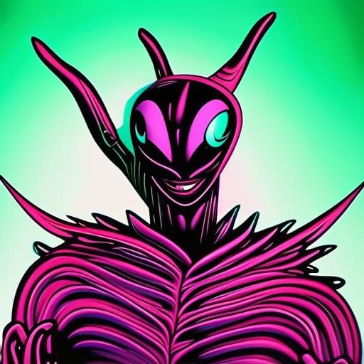 Alien Figure in Joe Fenton Style