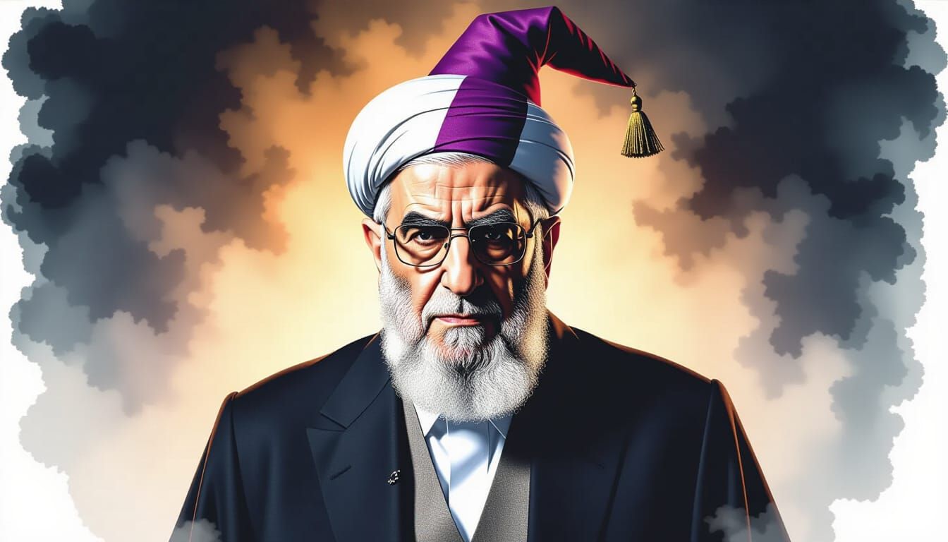 Film Noir Portrait with Biomechanical Art Elements