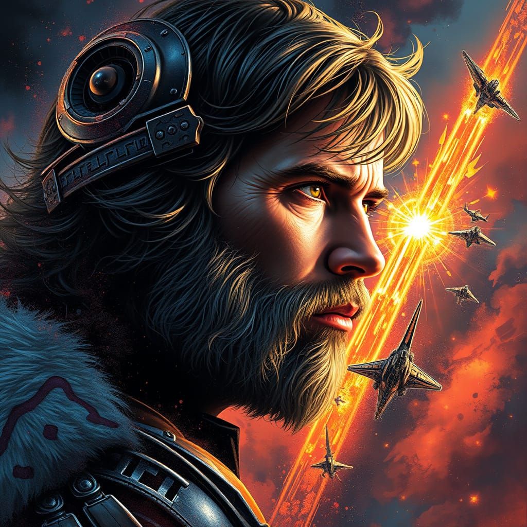 Epic Crossover Hero in Hyperrealistic Mid Shot