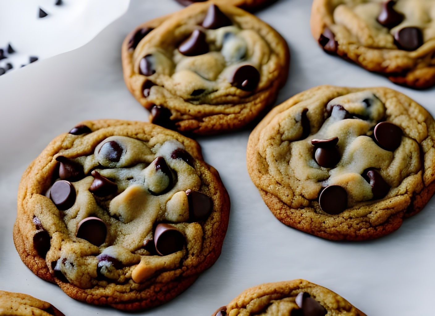 Hyperrealistic Chocolate Chip Cookies