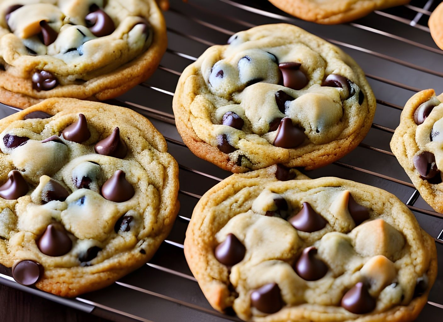 Realistic Chocolate Chip Cookies
