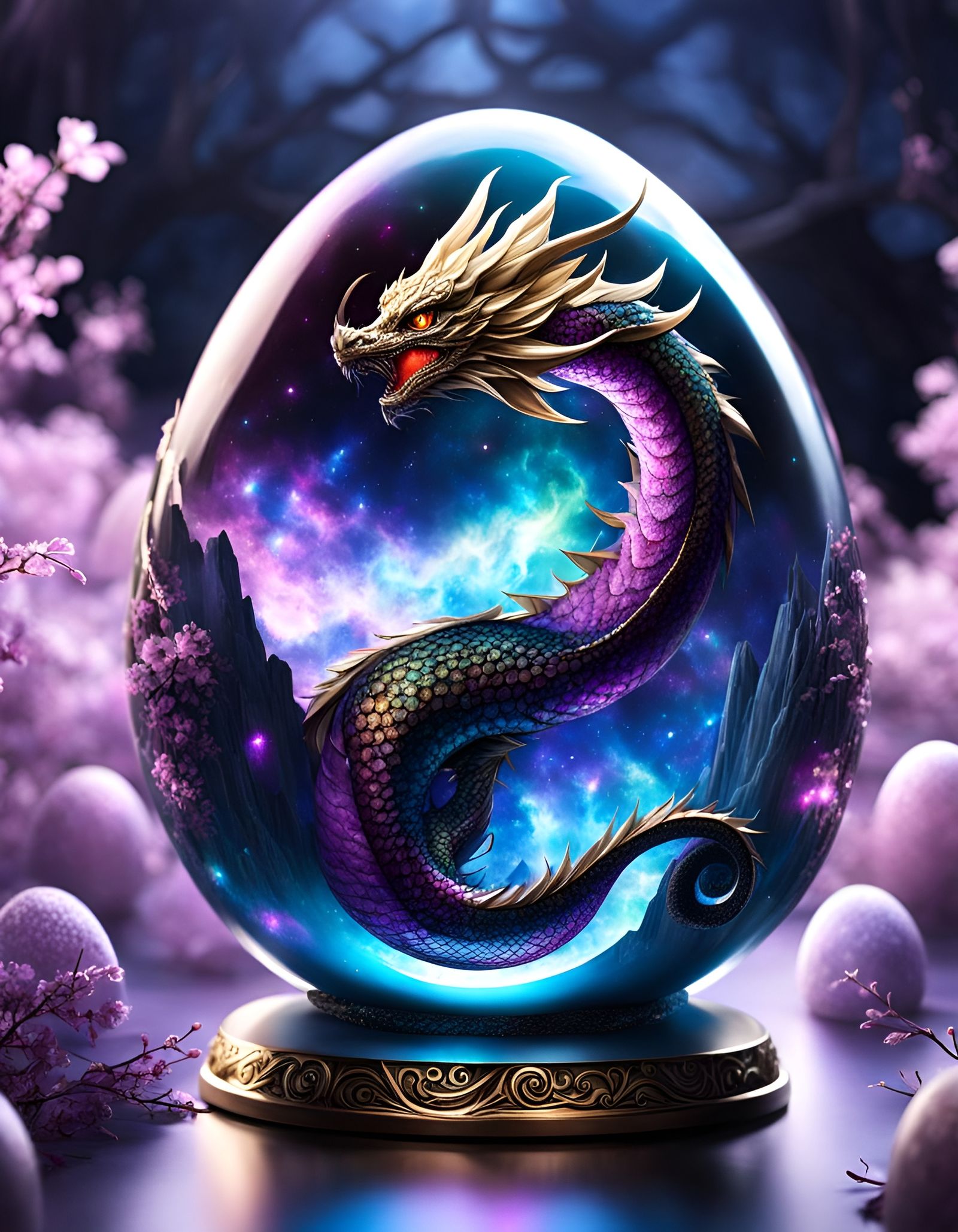 Galaxy Dragon Egg